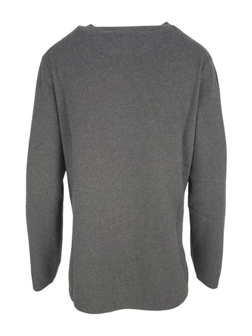 maglia donna con collo a cratere grigio La fileria | 57290-12857098